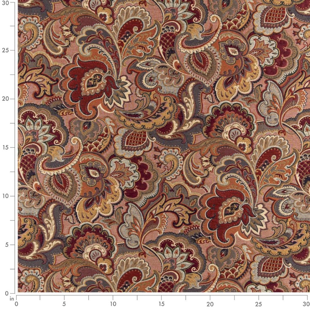 Barber Merlot - Folio Fabrics
