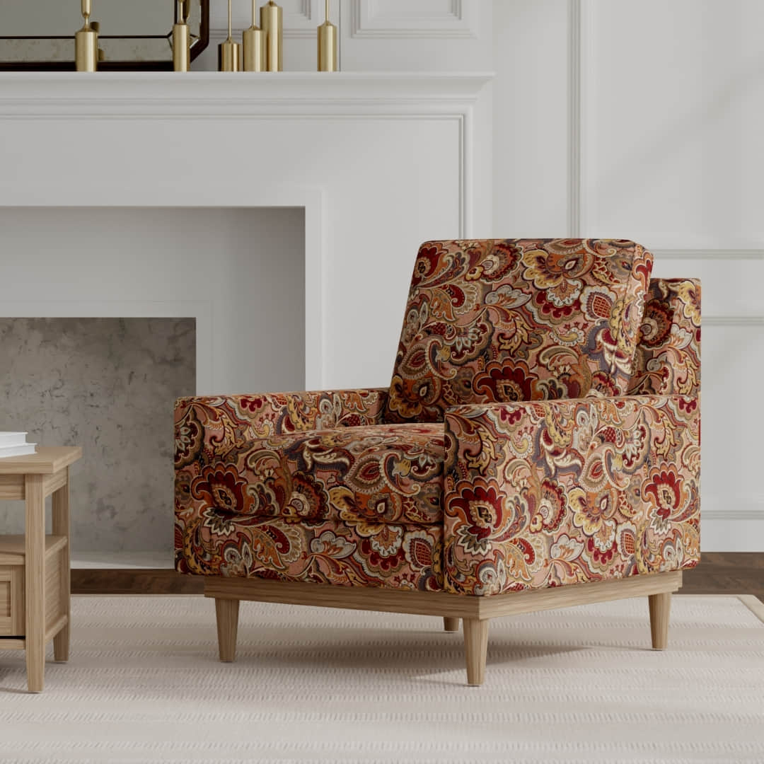 Barber Merlot - Folio Fabrics