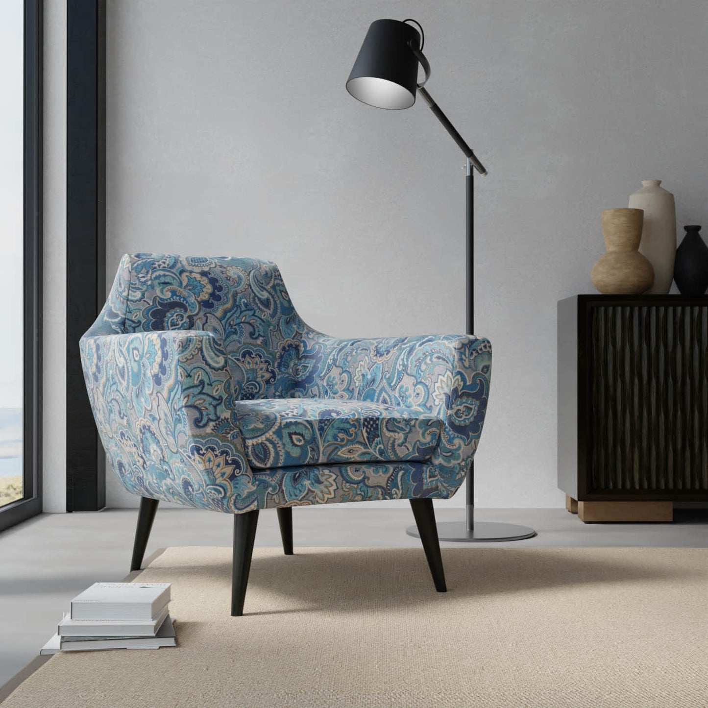 Barber Sapphire - Folio Fabrics