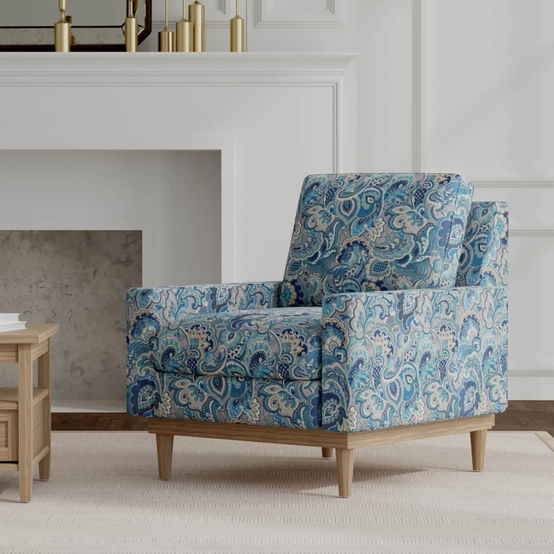Barber Sapphire - Folio Fabrics