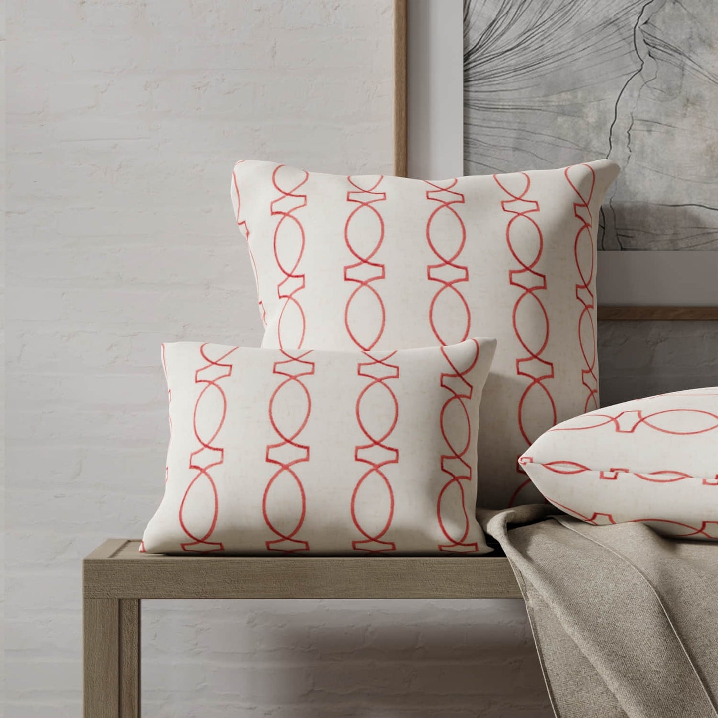 Barkley Carmine - Folio Fabrics