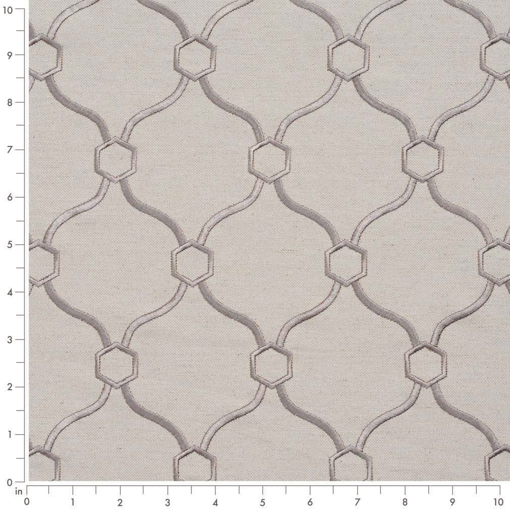 Barwick Silver - Folio Fabrics
