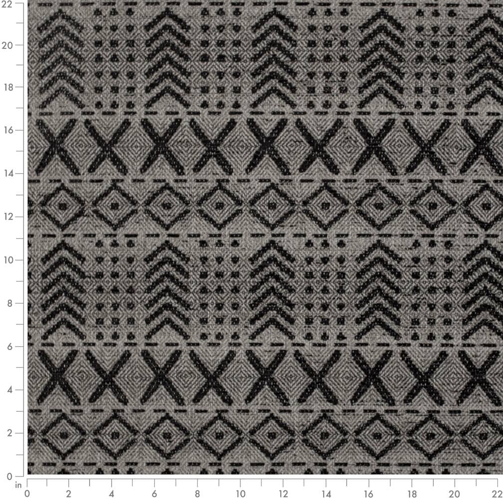 Beau Charcoal - Folio Fabrics
