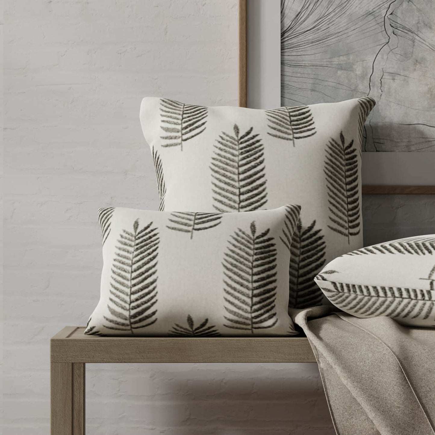 Beck Ebony - Folio Fabrics