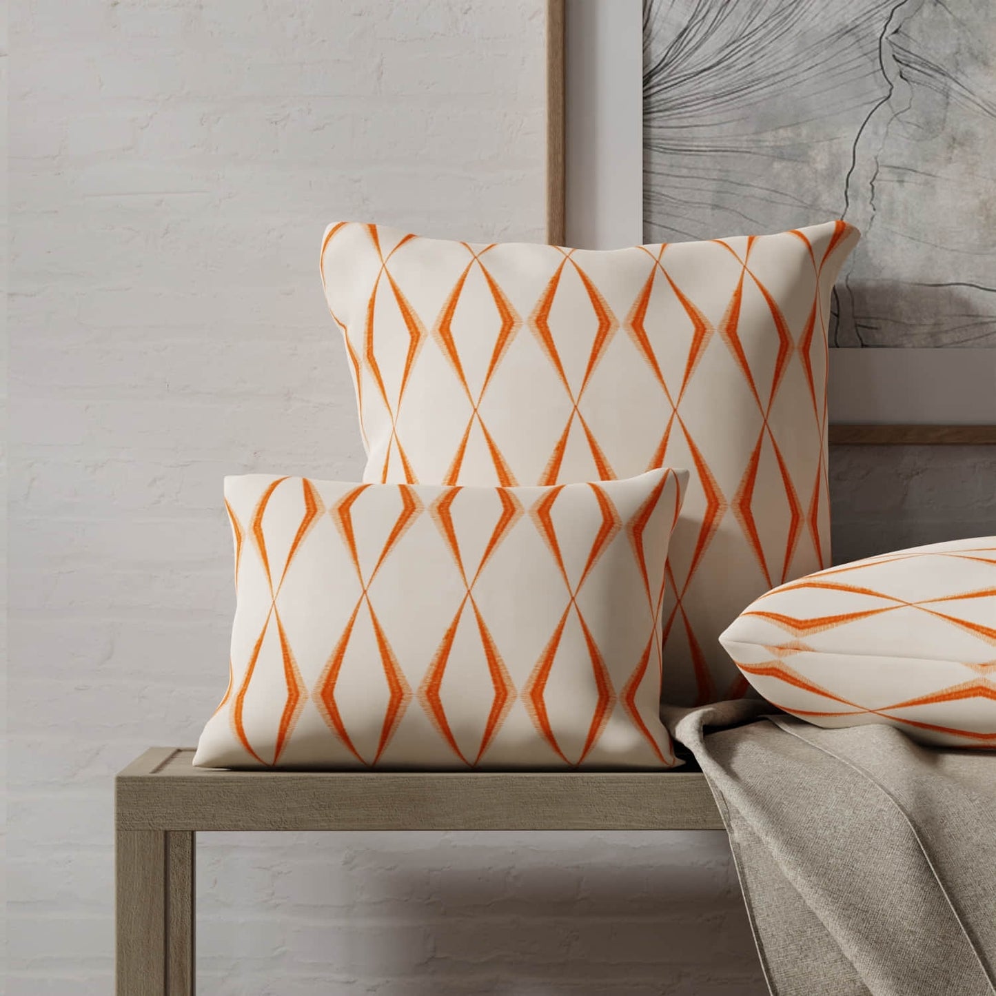 Becker Tangerine - Folio Fabrics