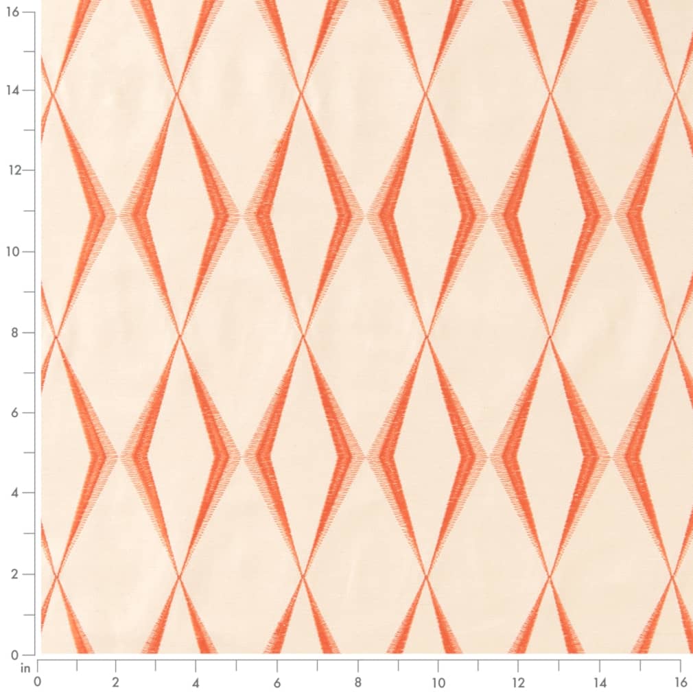 Becker Tangerine - Folio Fabrics