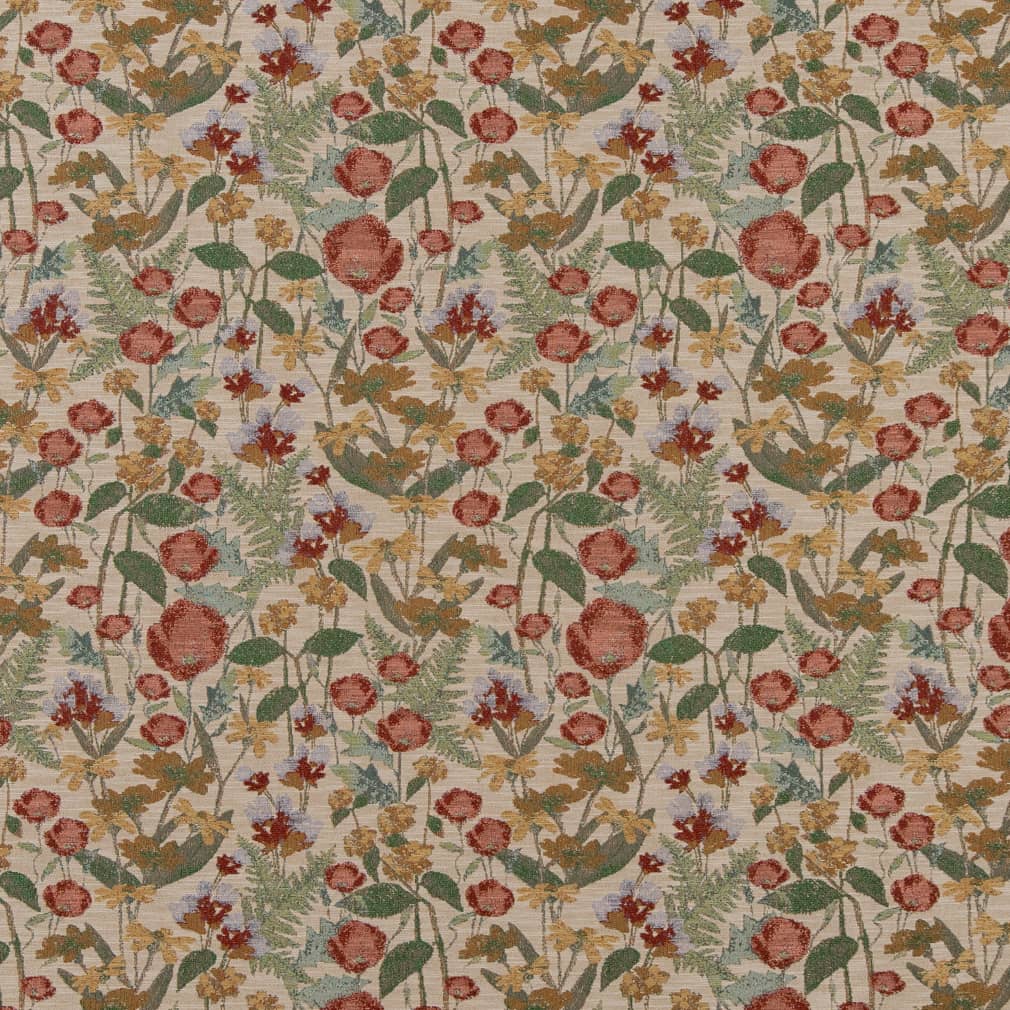 Benson Poppy - Folio Fabrics