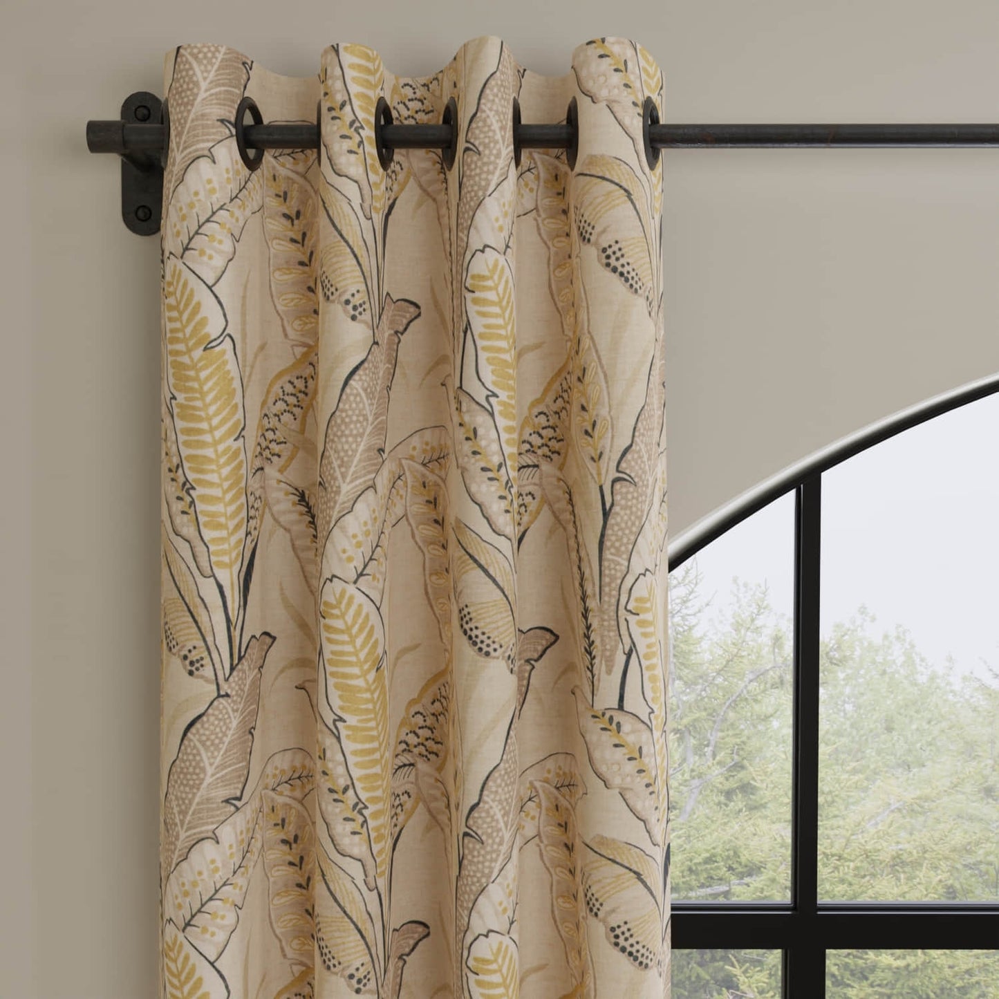 Berkley Wheat made up on drapery