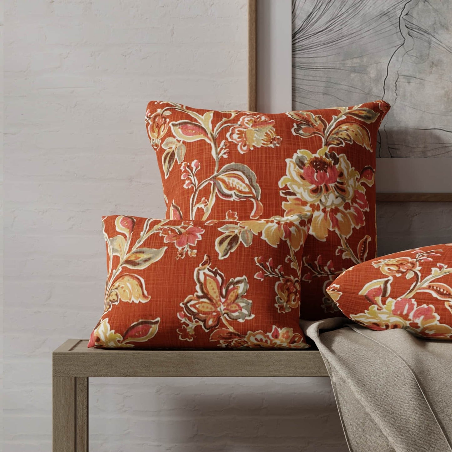Bernard Russet - Folio Fabrics