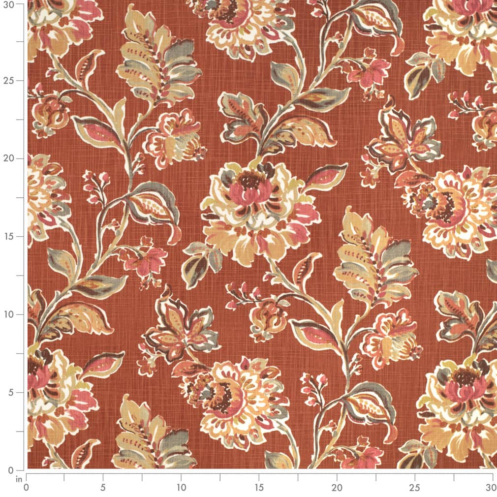 Bernard Russet - Folio Fabrics