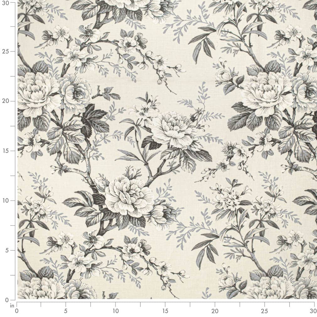 Bexley Smoke - Folio Fabrics