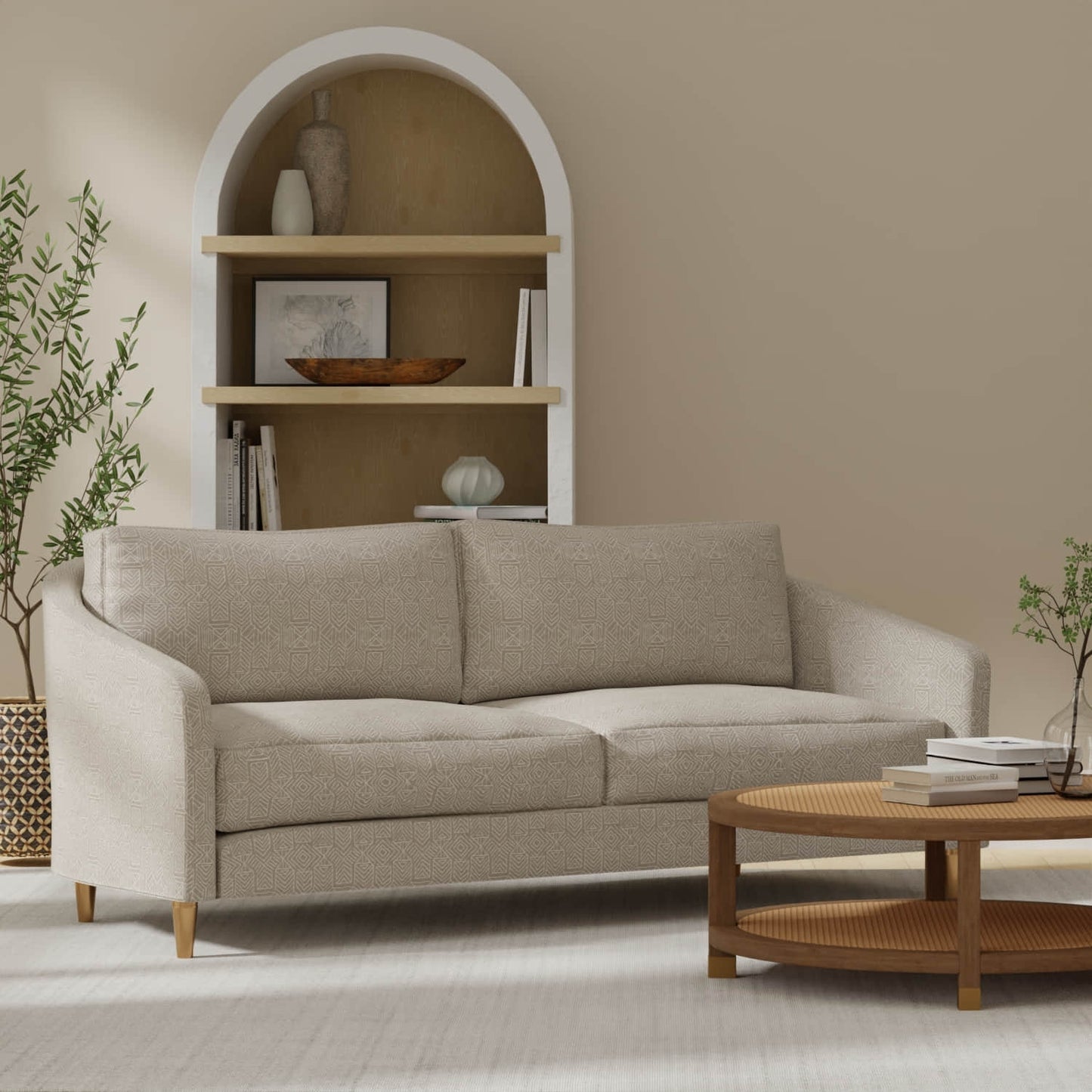 Blake Taupe - Folio Fabrics