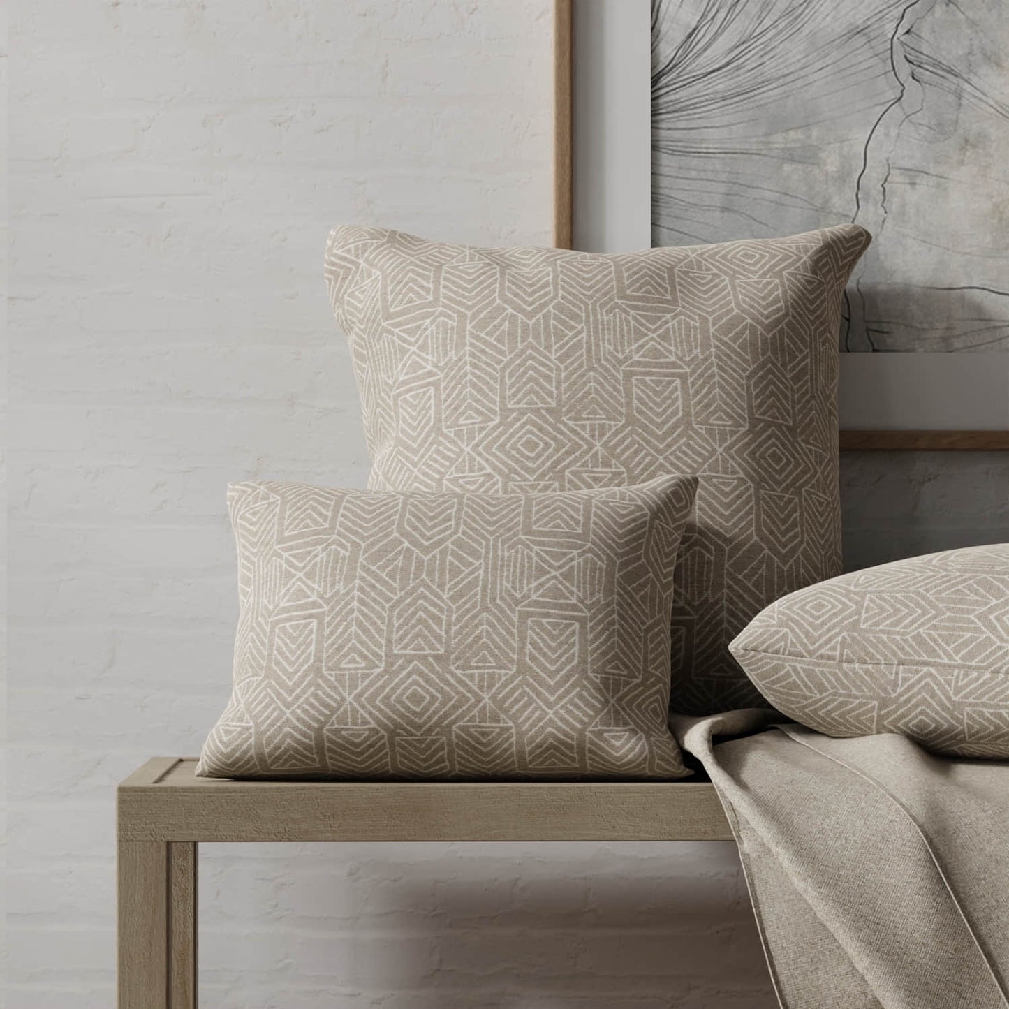 Blake Taupe - Folio Fabrics