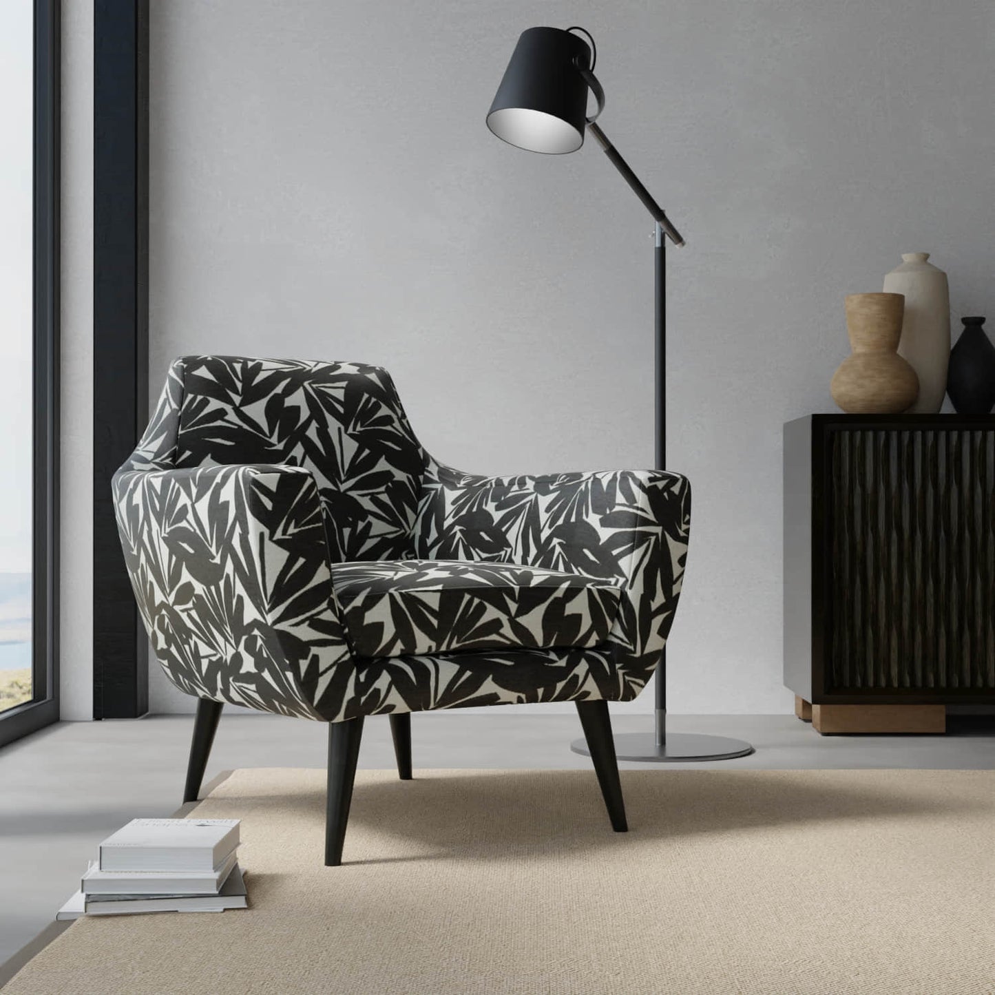 Bodie Ebony - Folio Fabrics