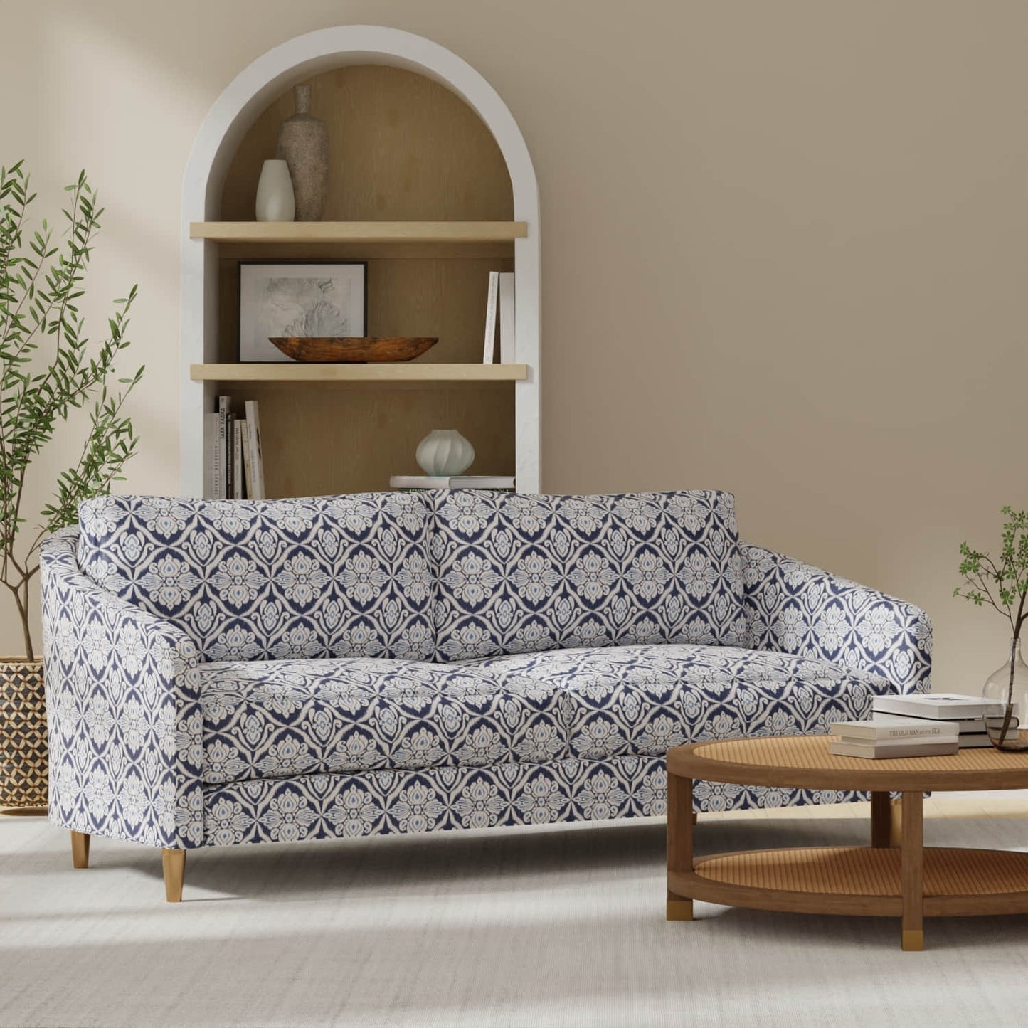 Bora Prussian - Folio Fabrics