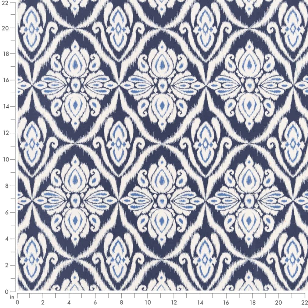 Bora Prussian - Folio Fabrics
