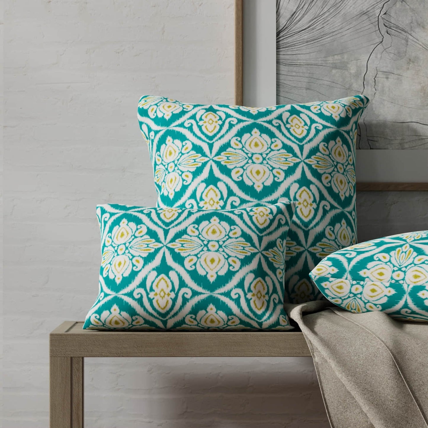 Bora Seabreeze made up on pillows