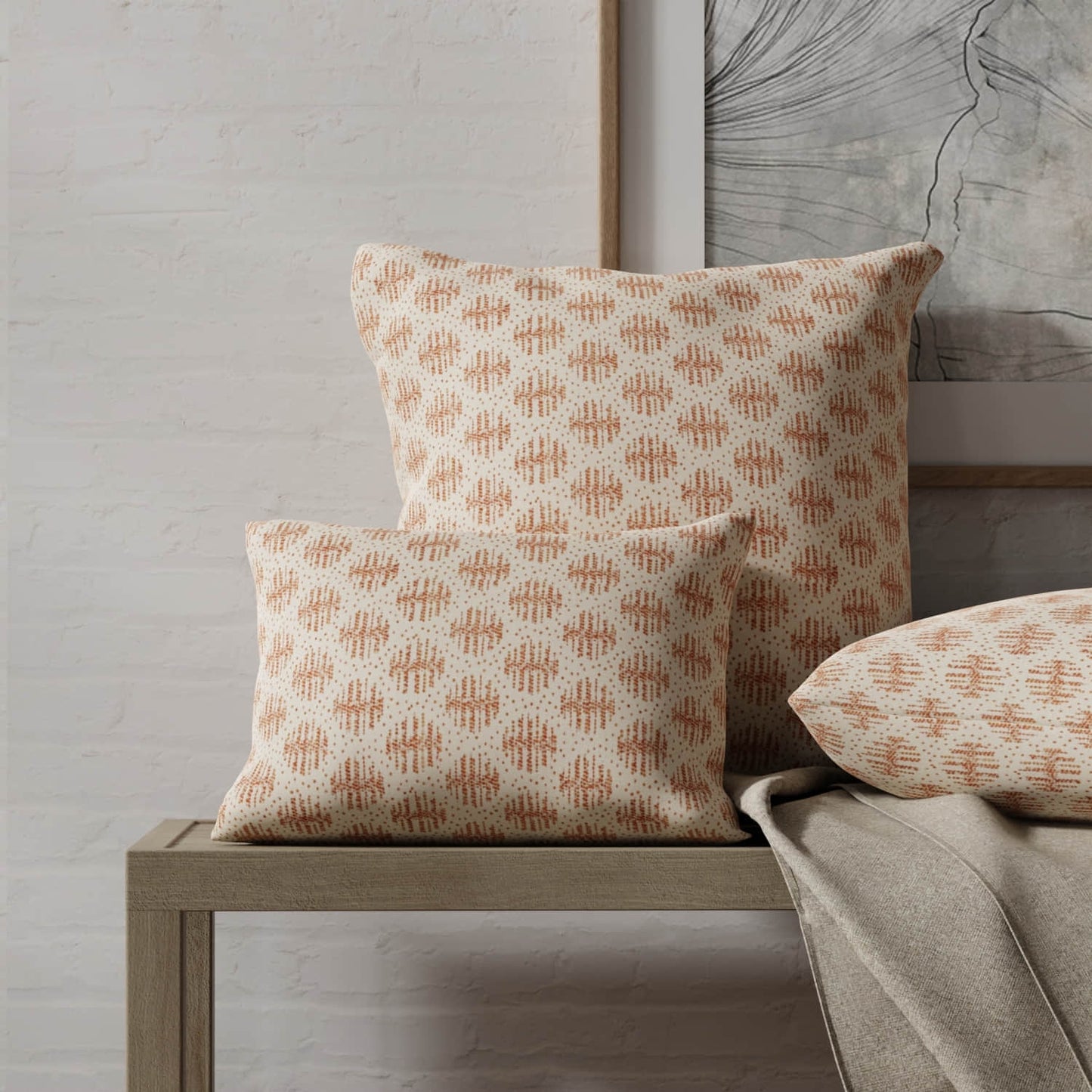 Bourne Cinnabar - Folio Fabrics