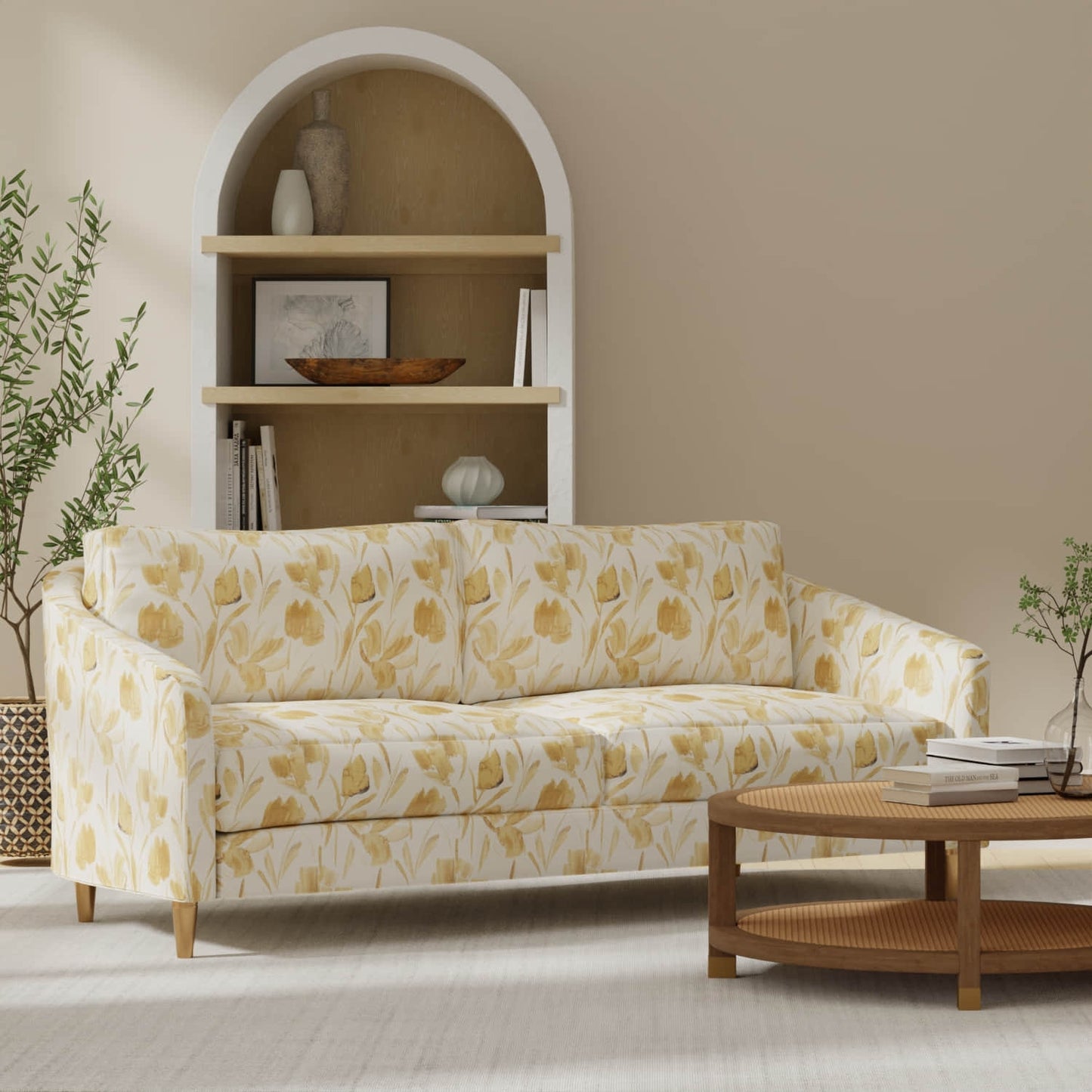 Bowen Saffron - Folio Fabrics