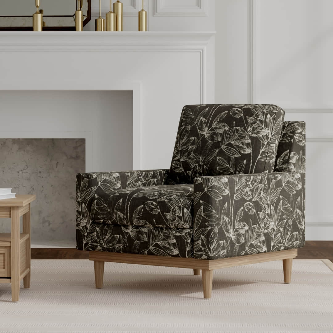 Brady Obsidian - Folio Fabrics