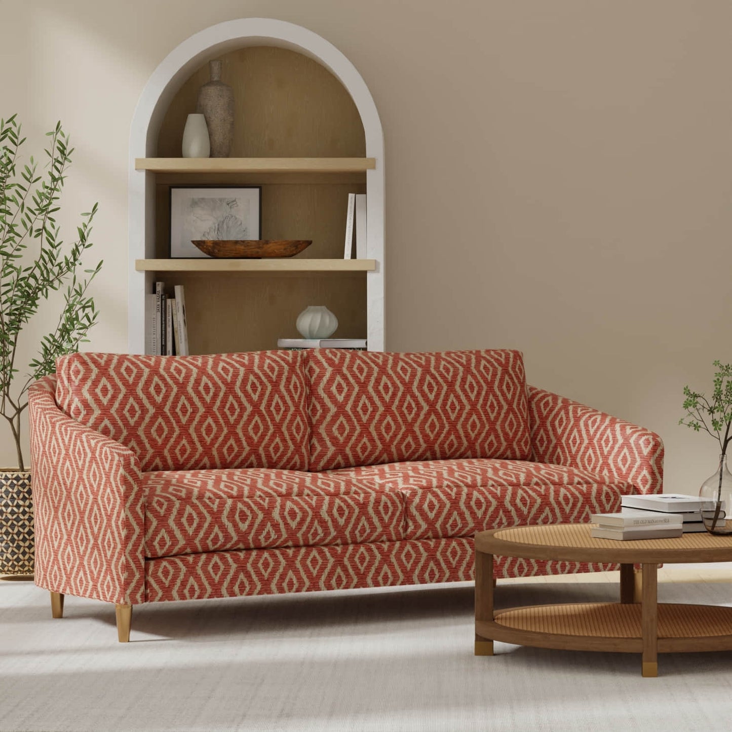 Brandon Paprika - Folio Fabrics