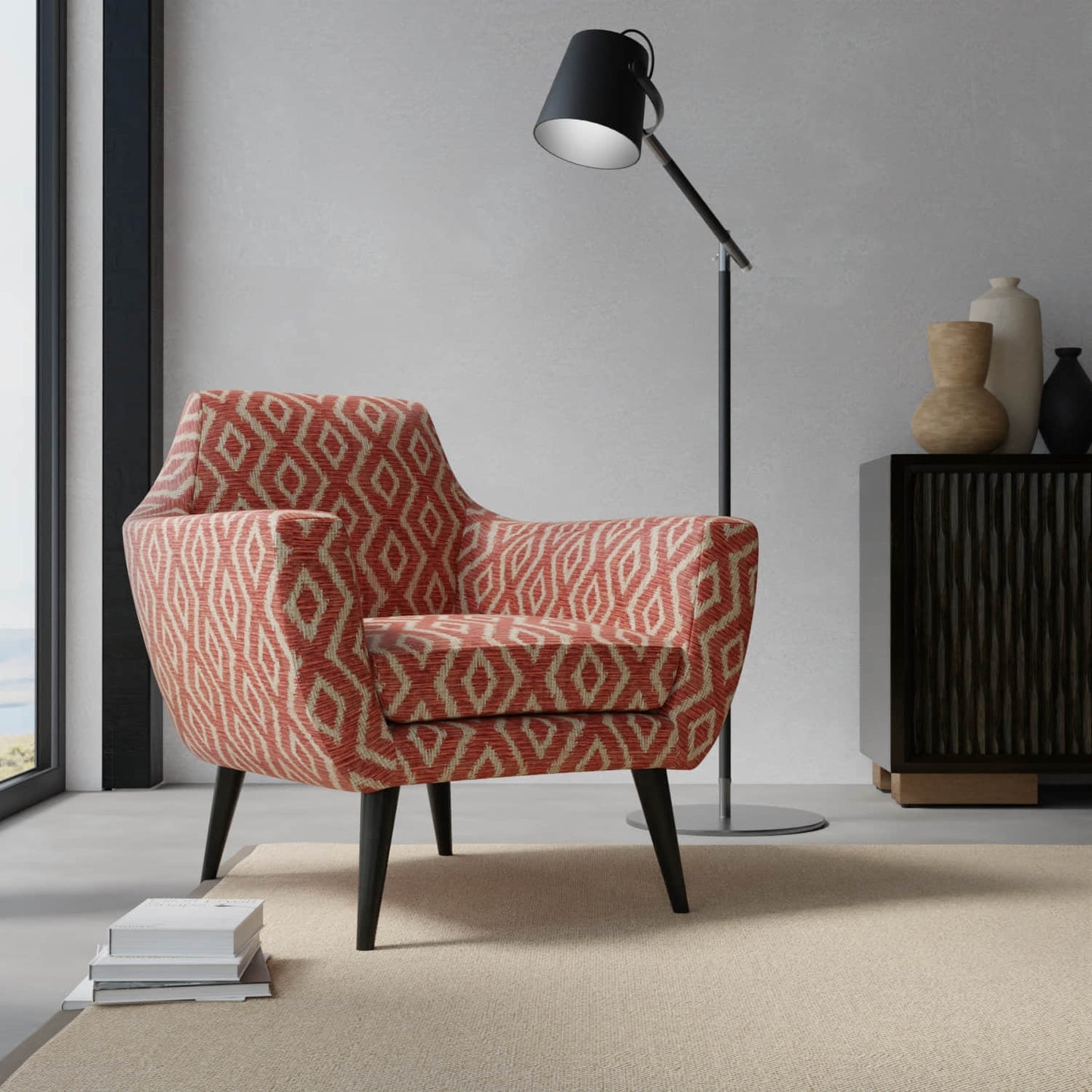 Brandon Paprika - Folio Fabrics