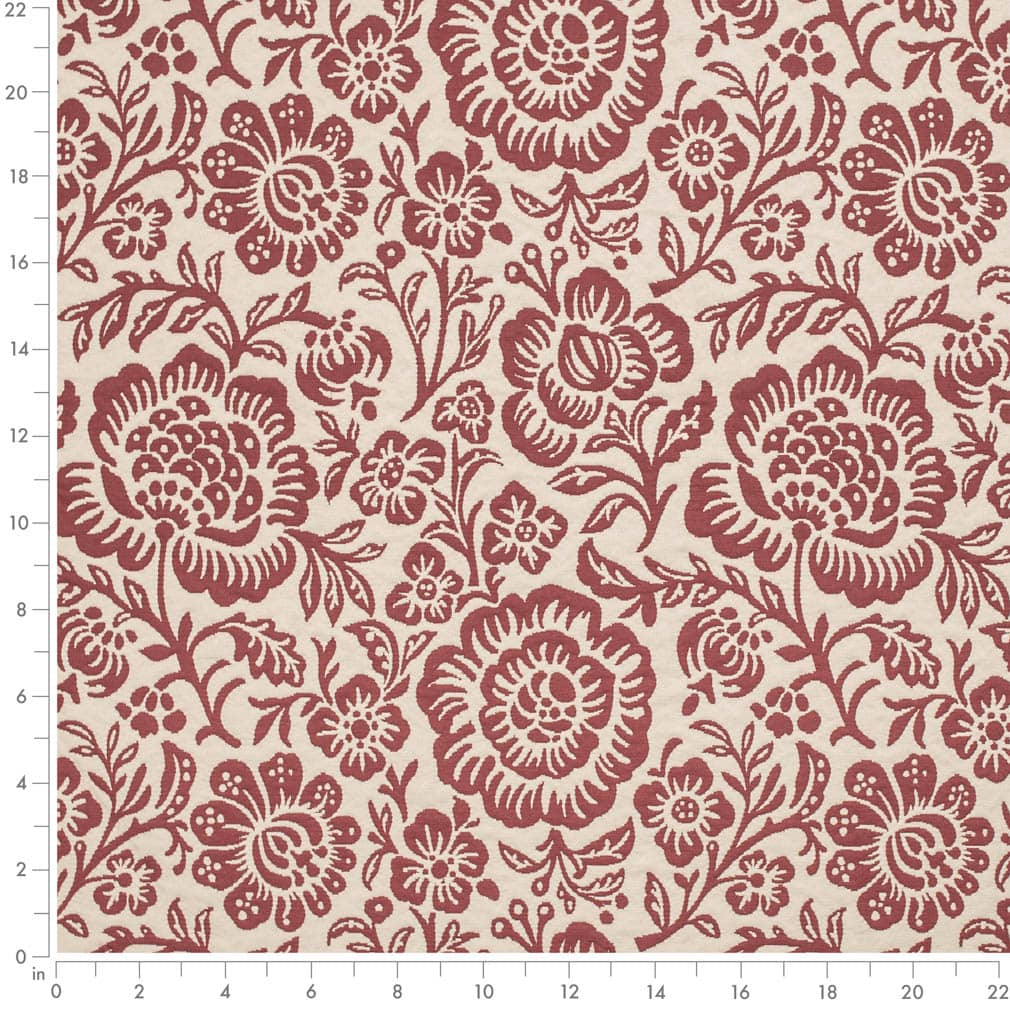 Brecken Garnet - Folio Fabrics