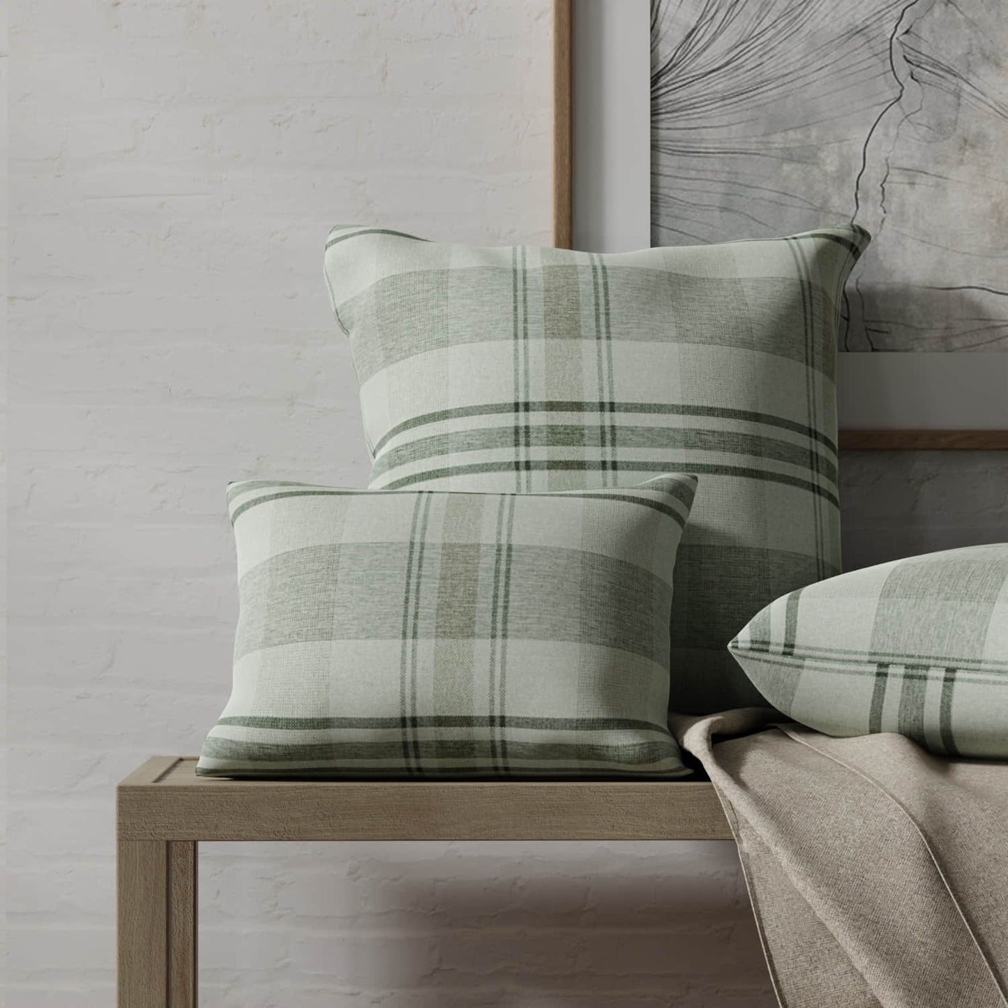 Brower Horizon made up on pillows