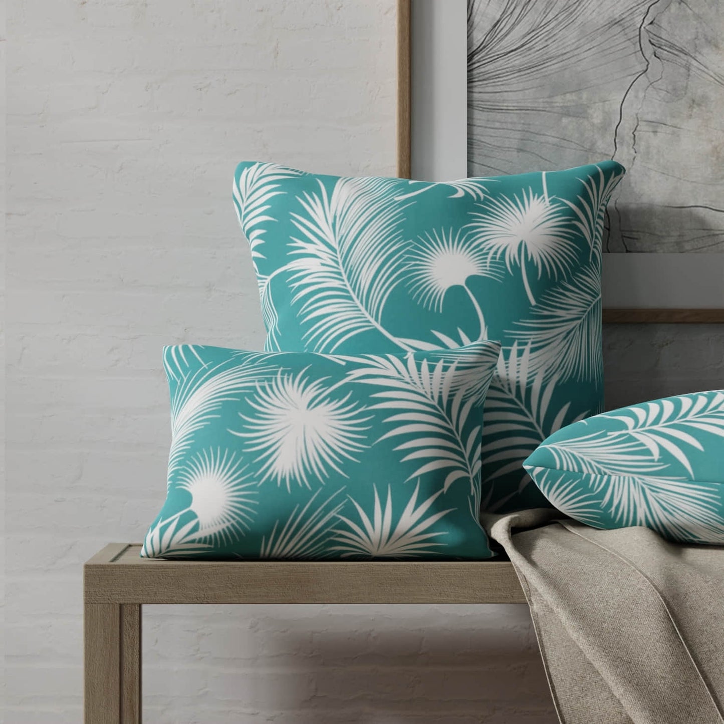 Cabos Aruba made up on pillows