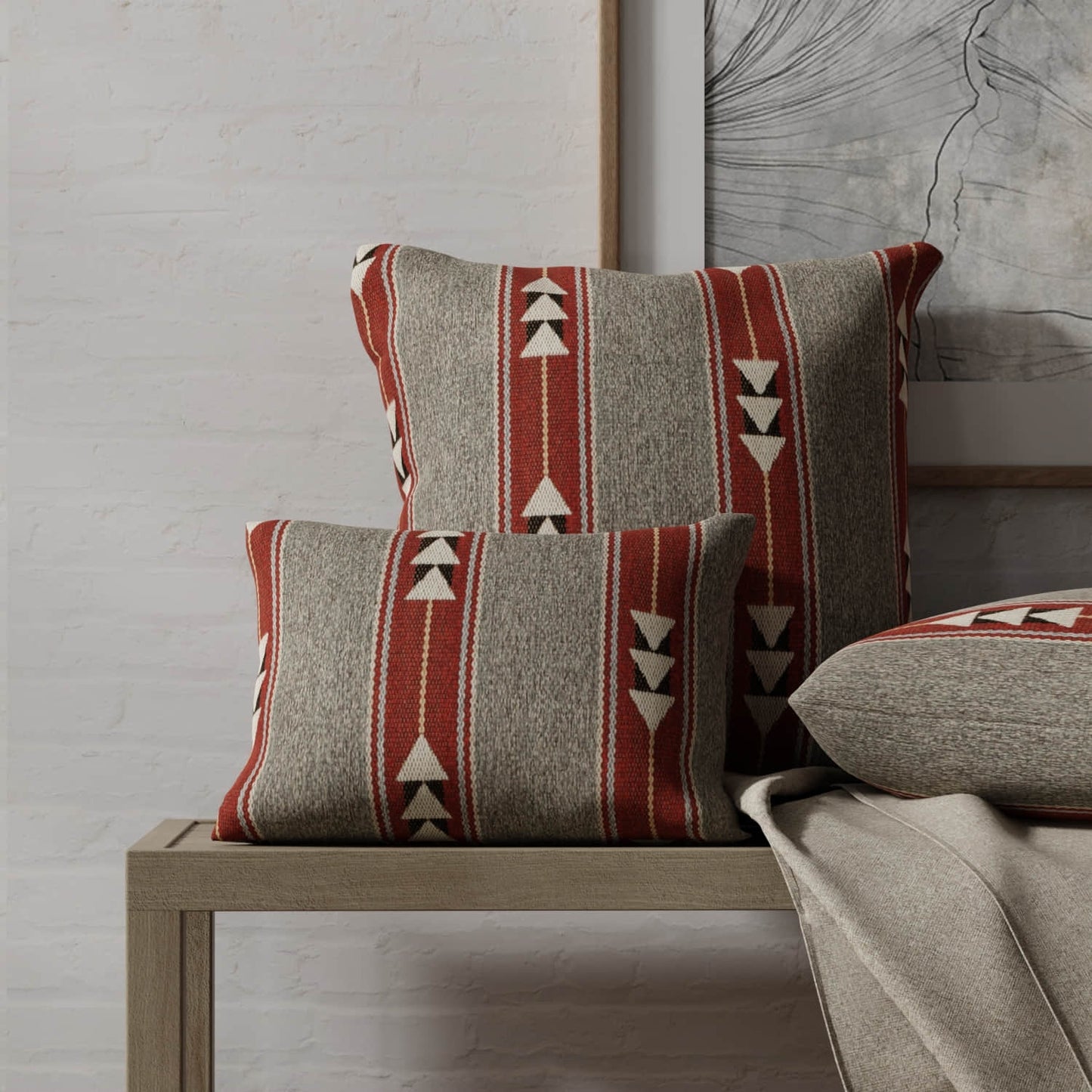 Calix Caliente made up on pillows