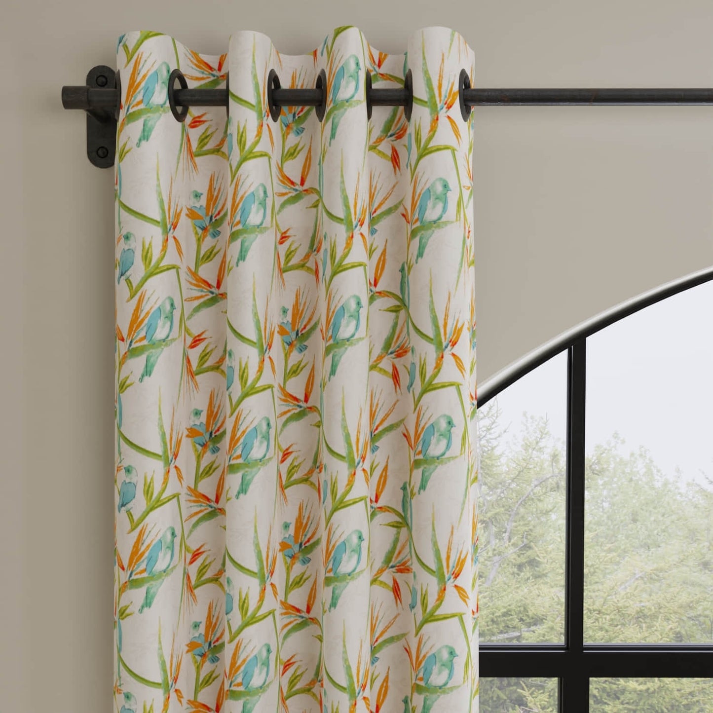 Cancun Tropical made up on drapery