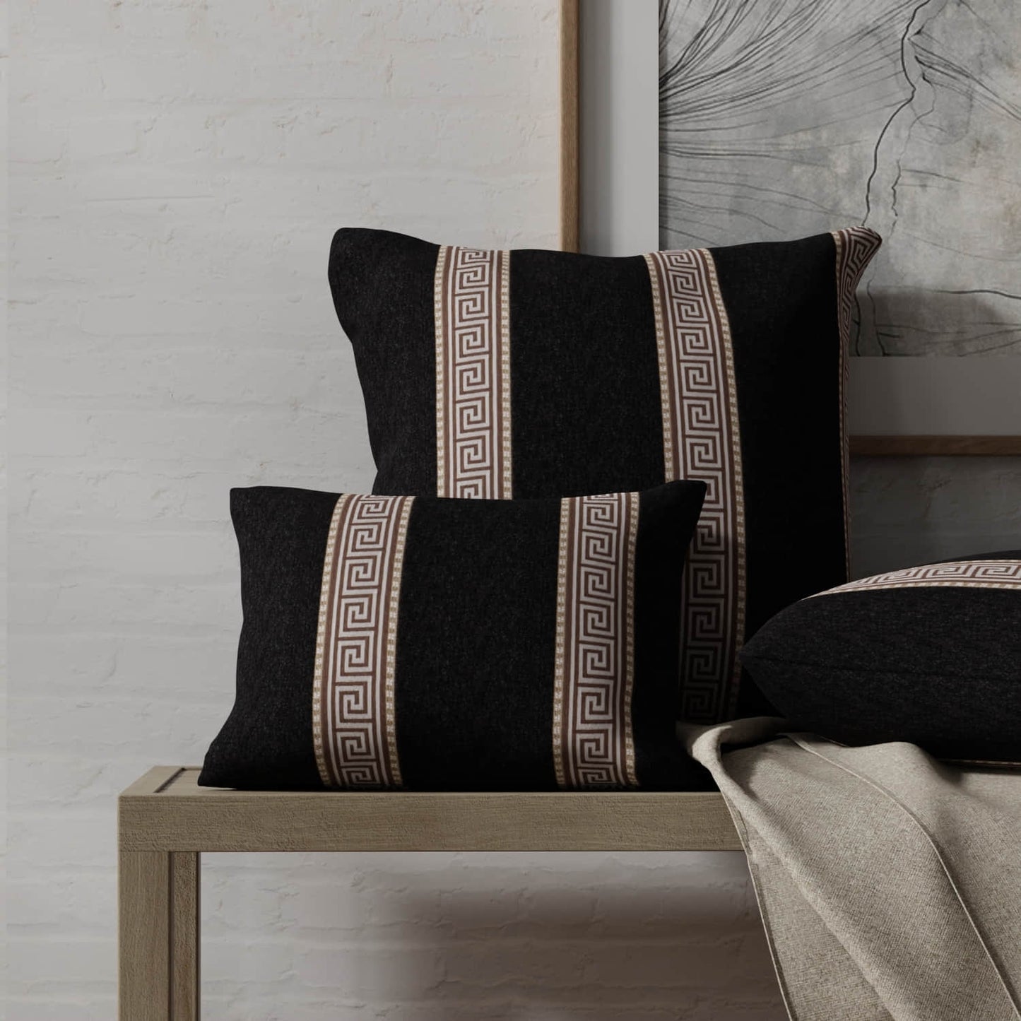 Canora Iron made up on pillows