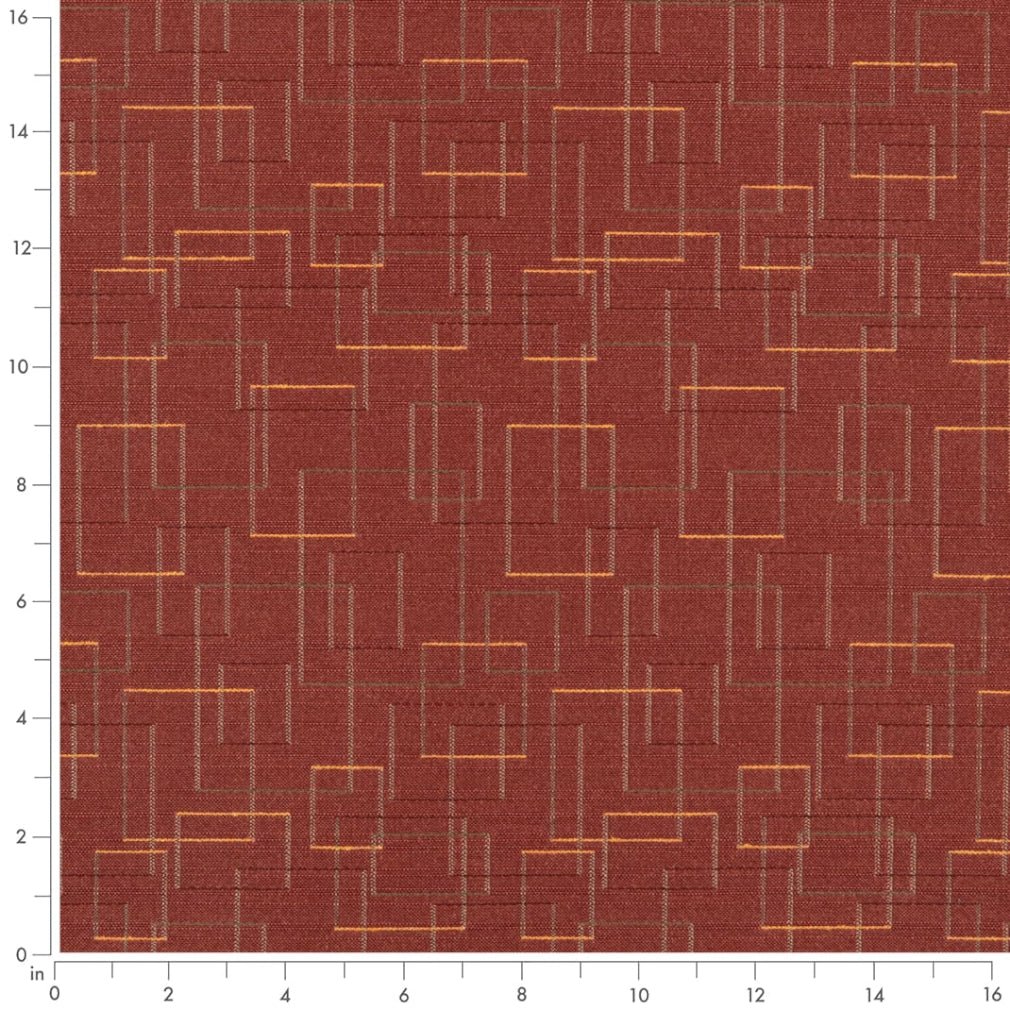 Carlton Paprika - Folio Fabrics