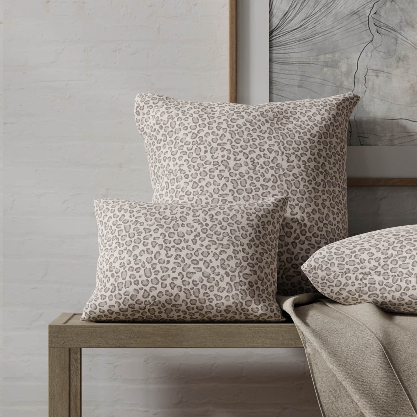 Carmela Slate made up on pillows