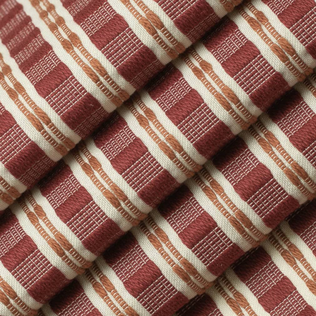 Clayton Pomegranate - Folio Fabrics