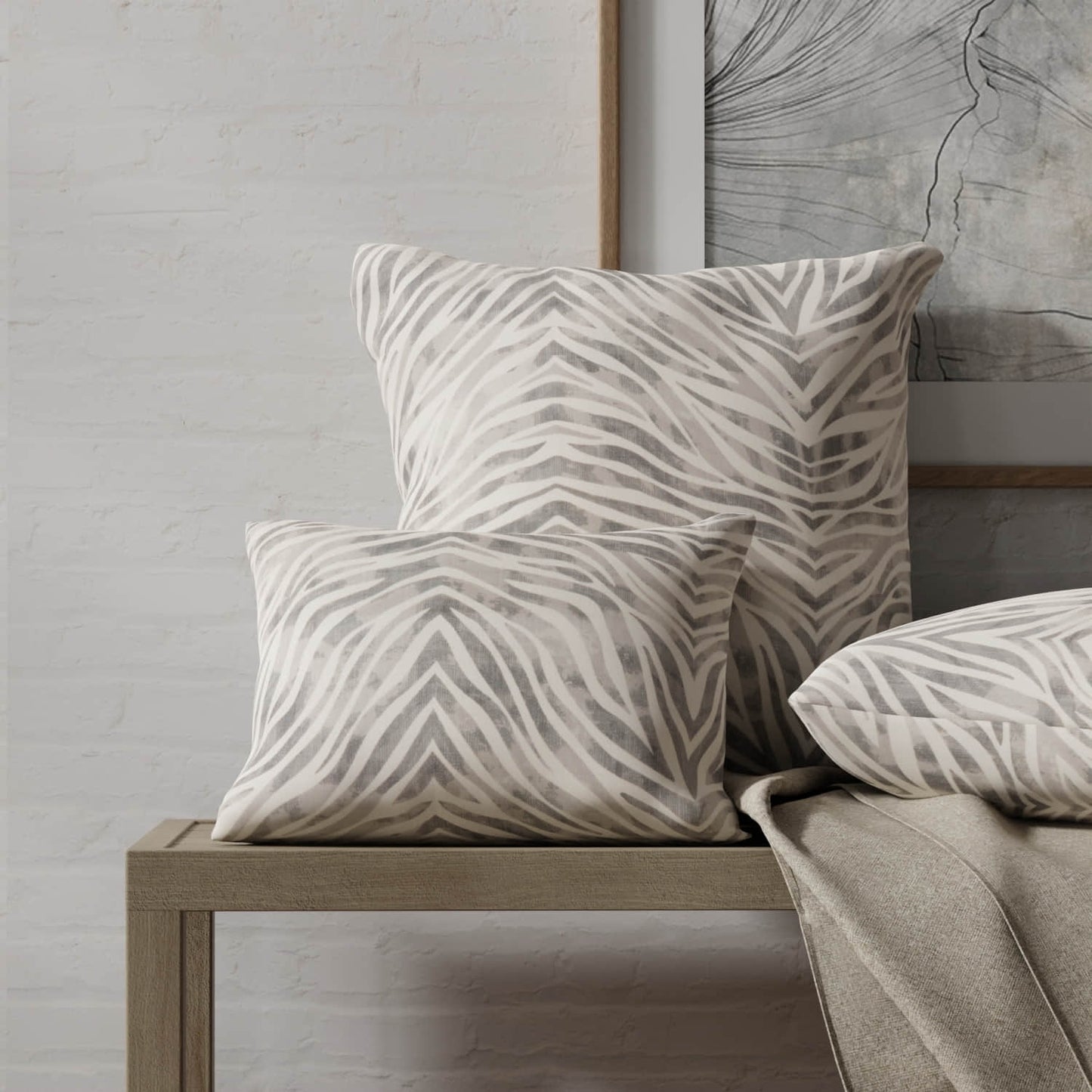 Club Ash made up on pillows