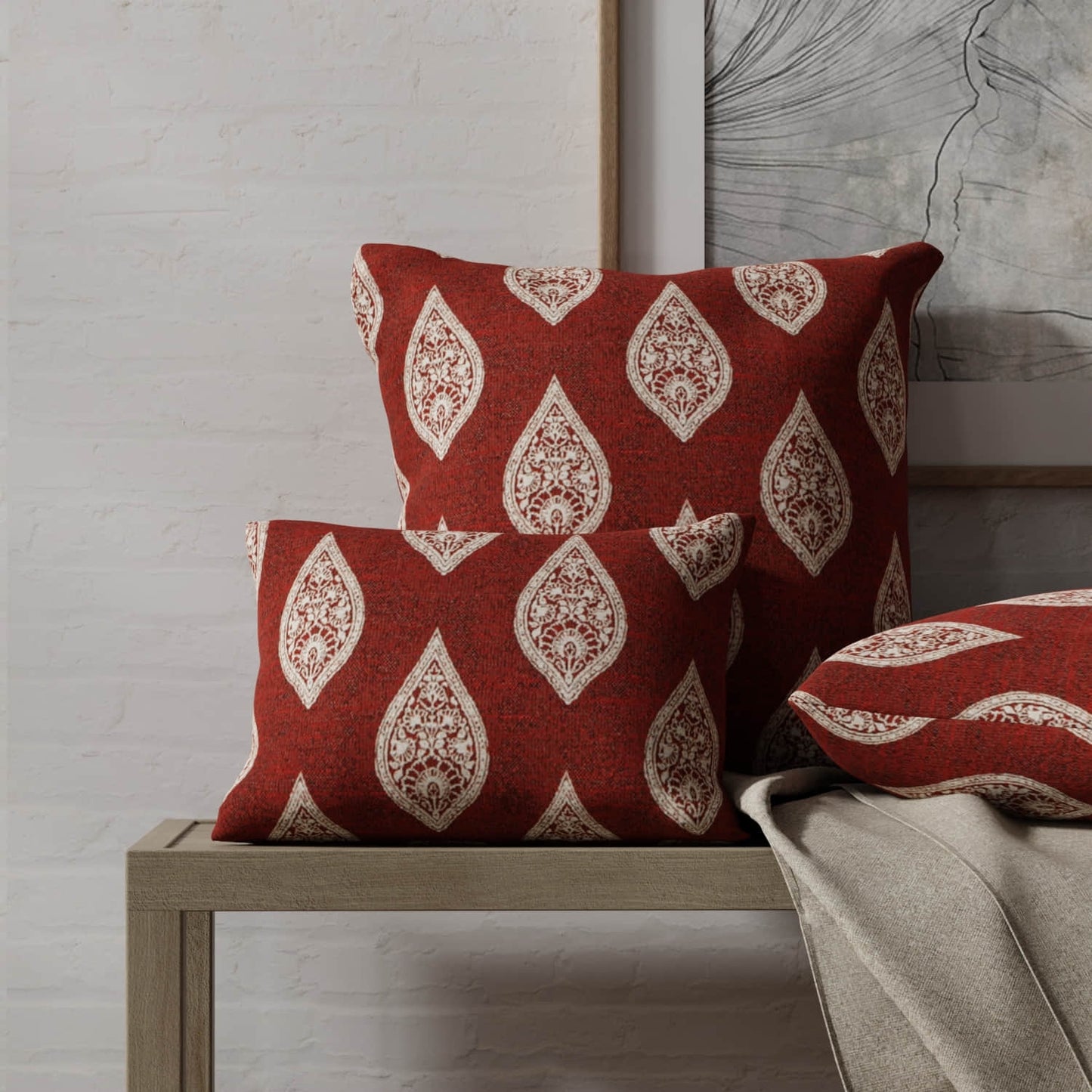 Simone Scarlet - Folio Fabrics