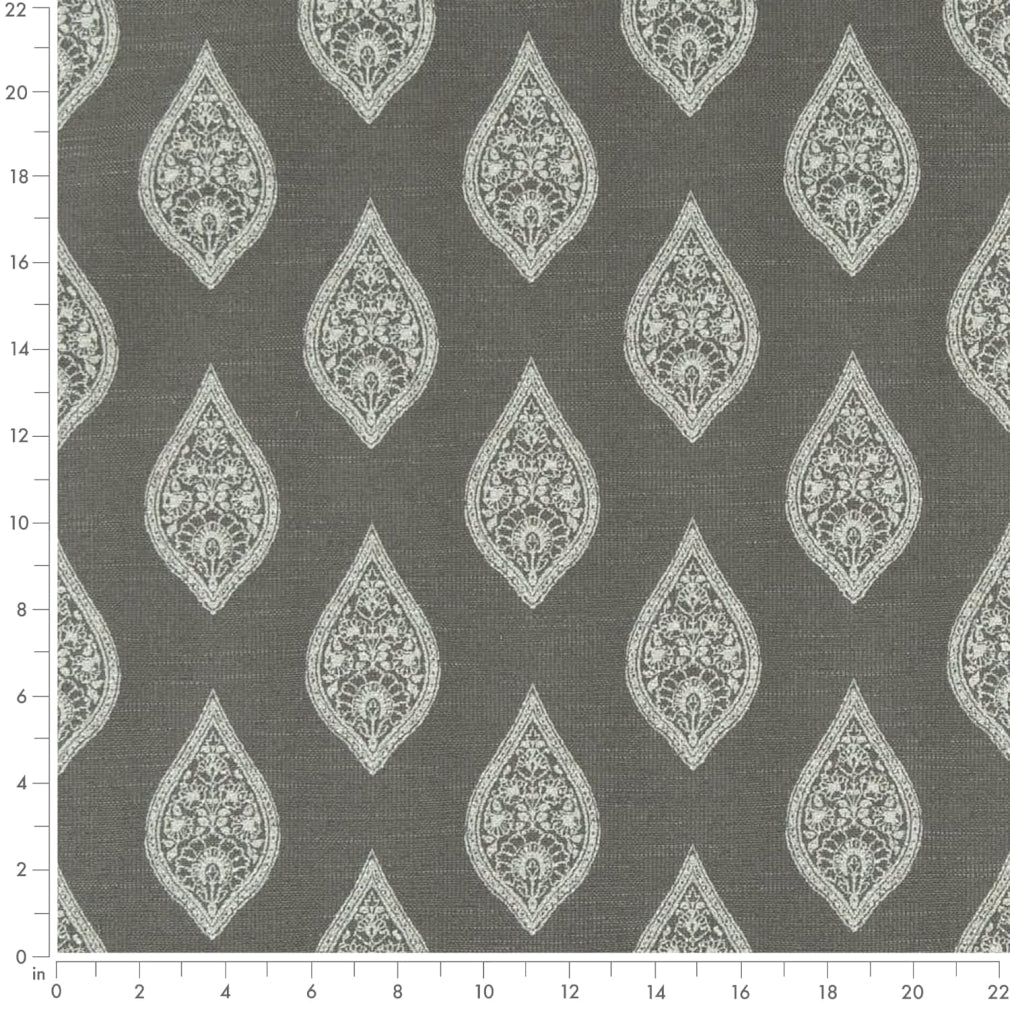 Simone Smoke - Folio Fabrics