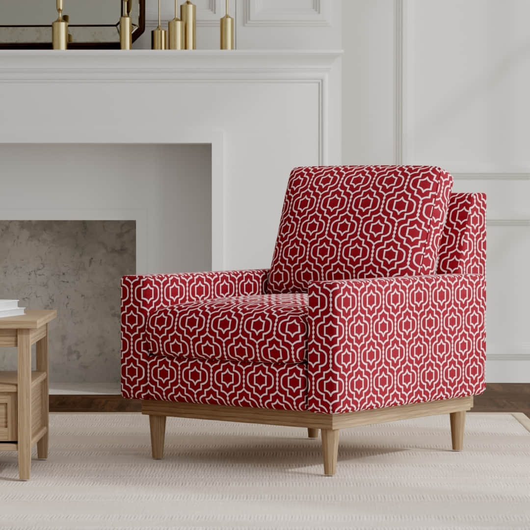 Corwin Crimson - Folio Fabrics