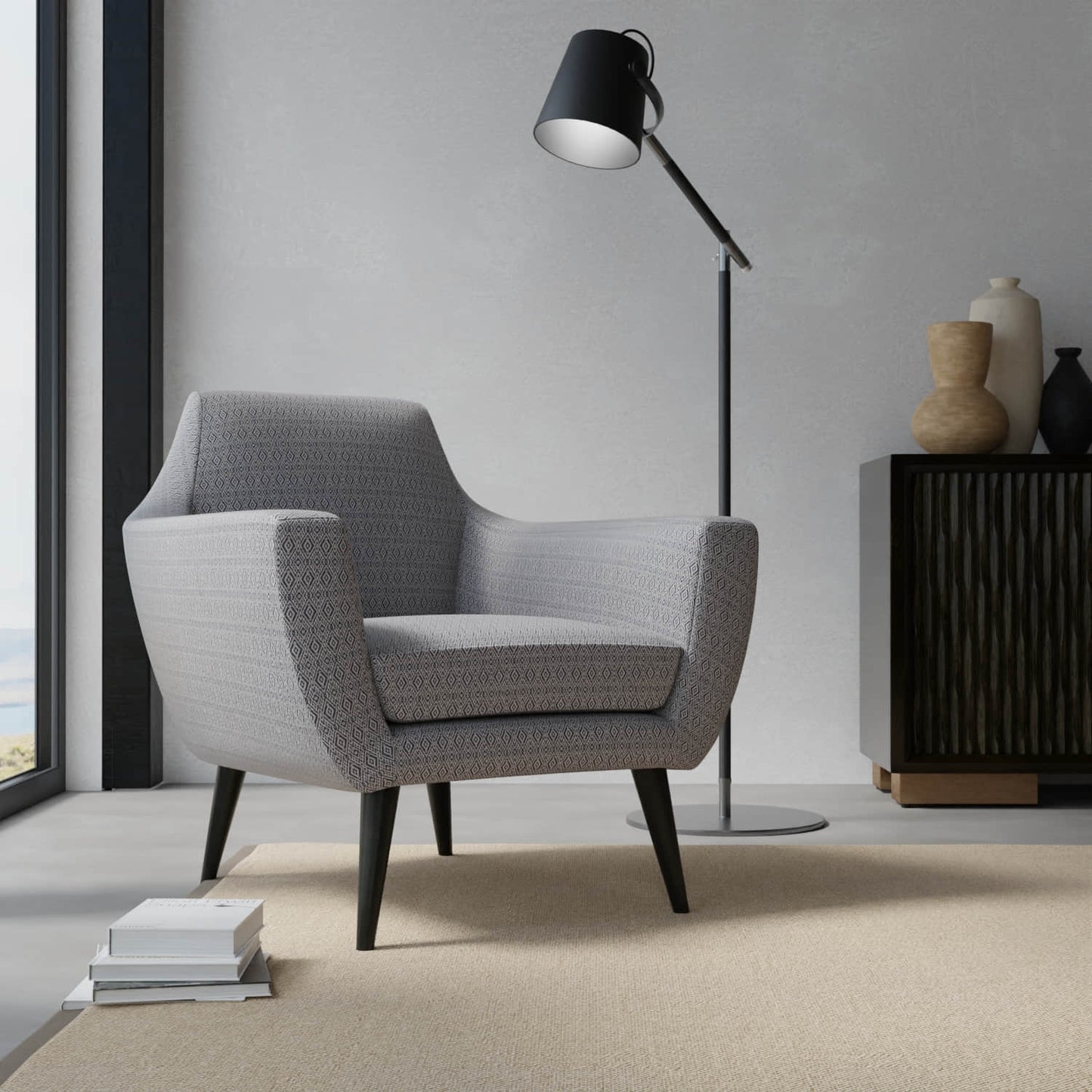 Cosgrove Baltic upholstered on a contemporary chair