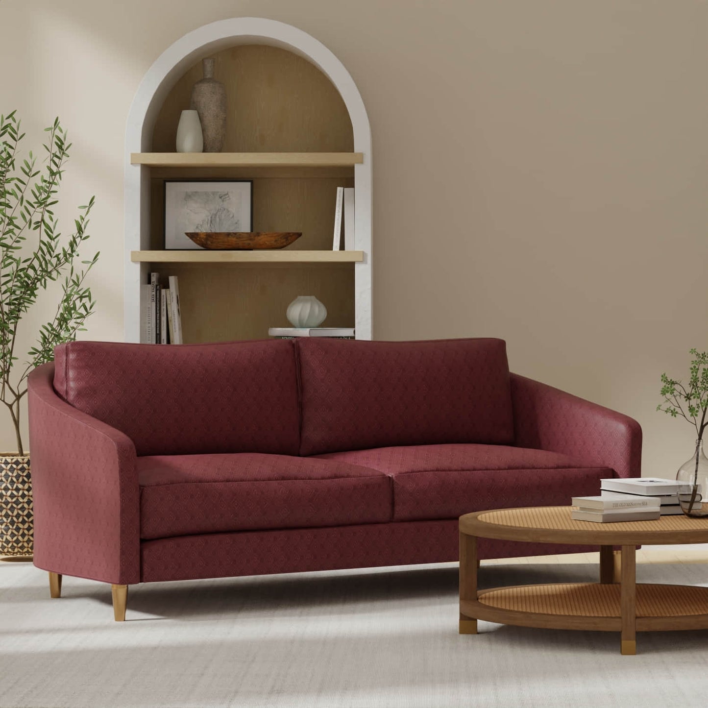 Derby Cranberry - Folio Fabrics