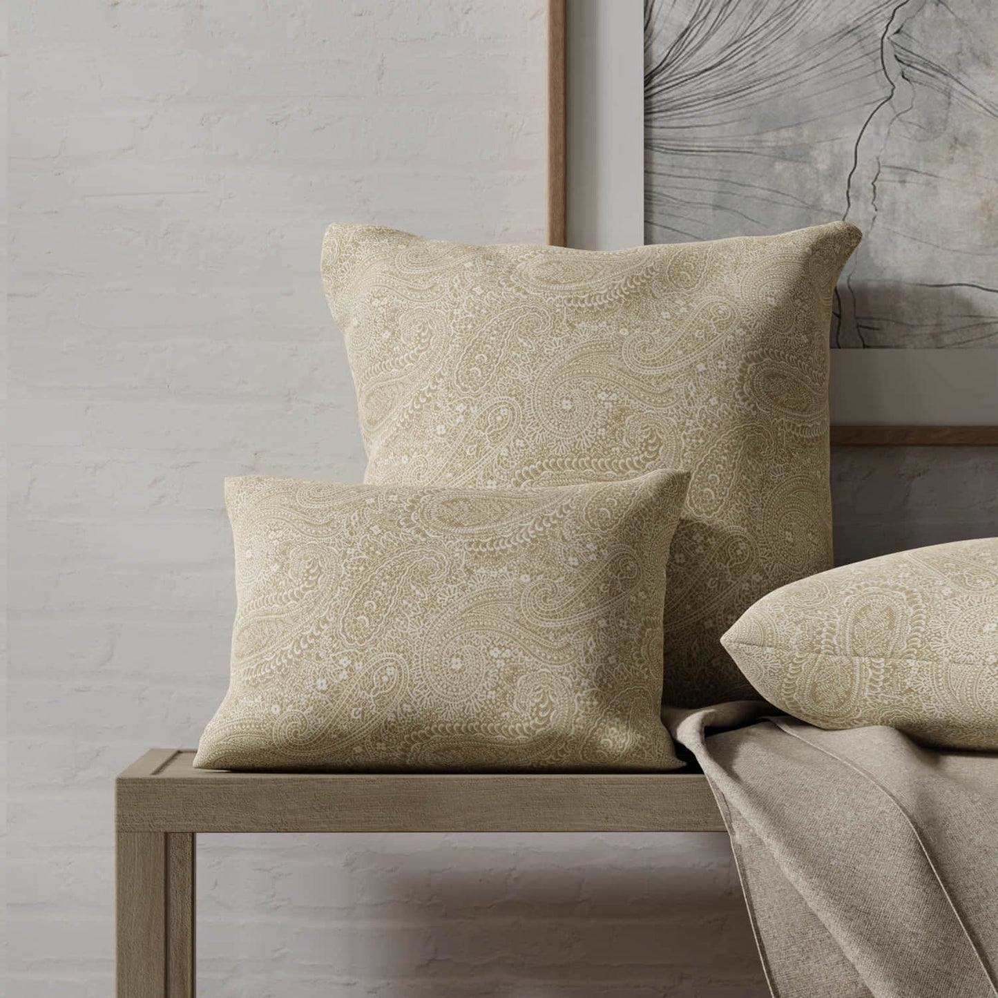 Dunlap Beige - Folio Fabrics