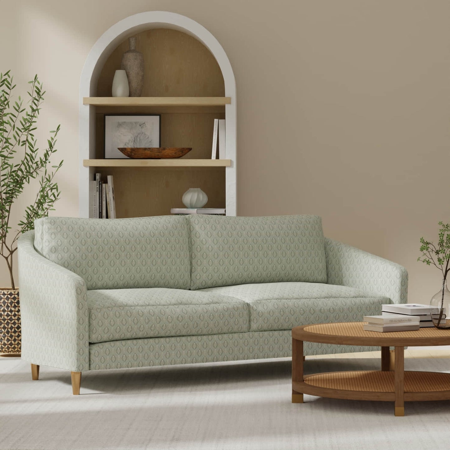 Duval Aqua - Folio Fabrics