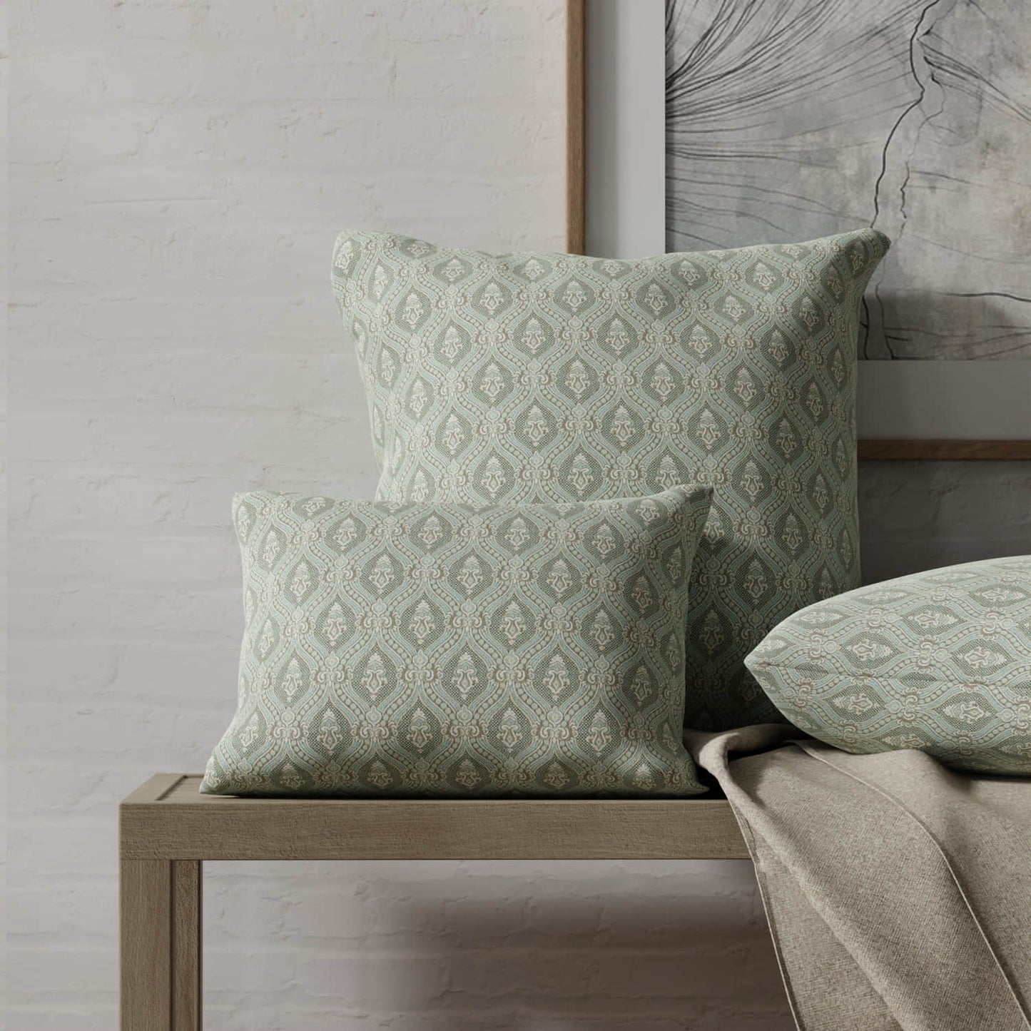 Duval Aqua - Folio Fabrics