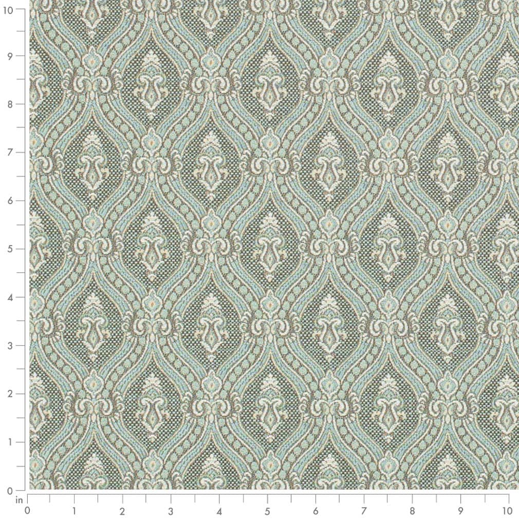 Duval Aqua - Folio Fabrics
