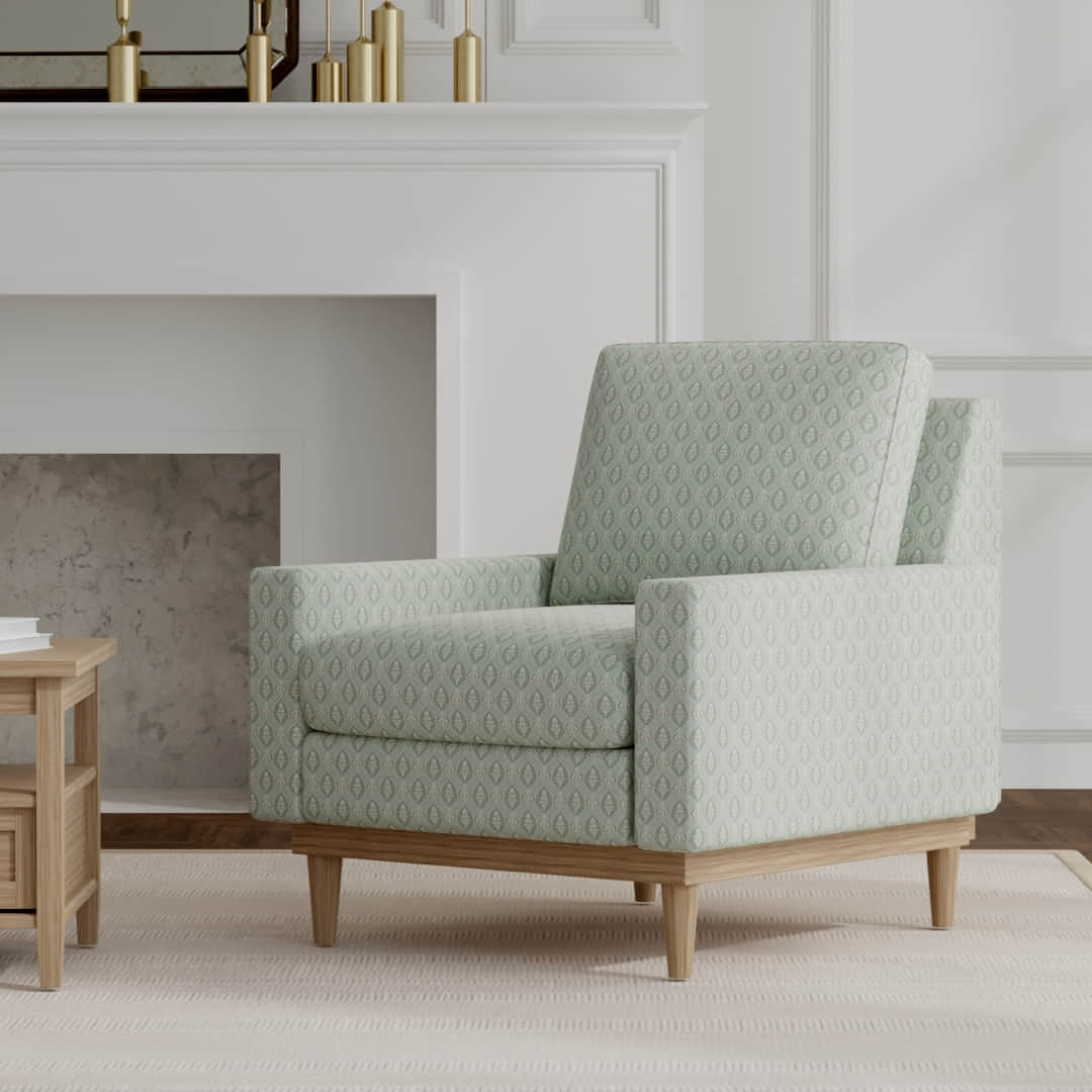 Duval Aqua - Folio Fabrics