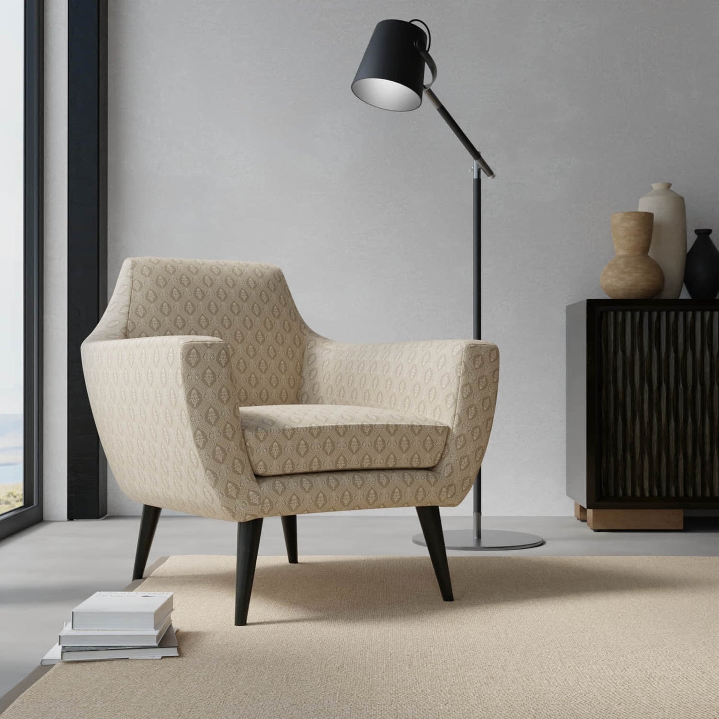 Duval Beige - Folio Fabrics