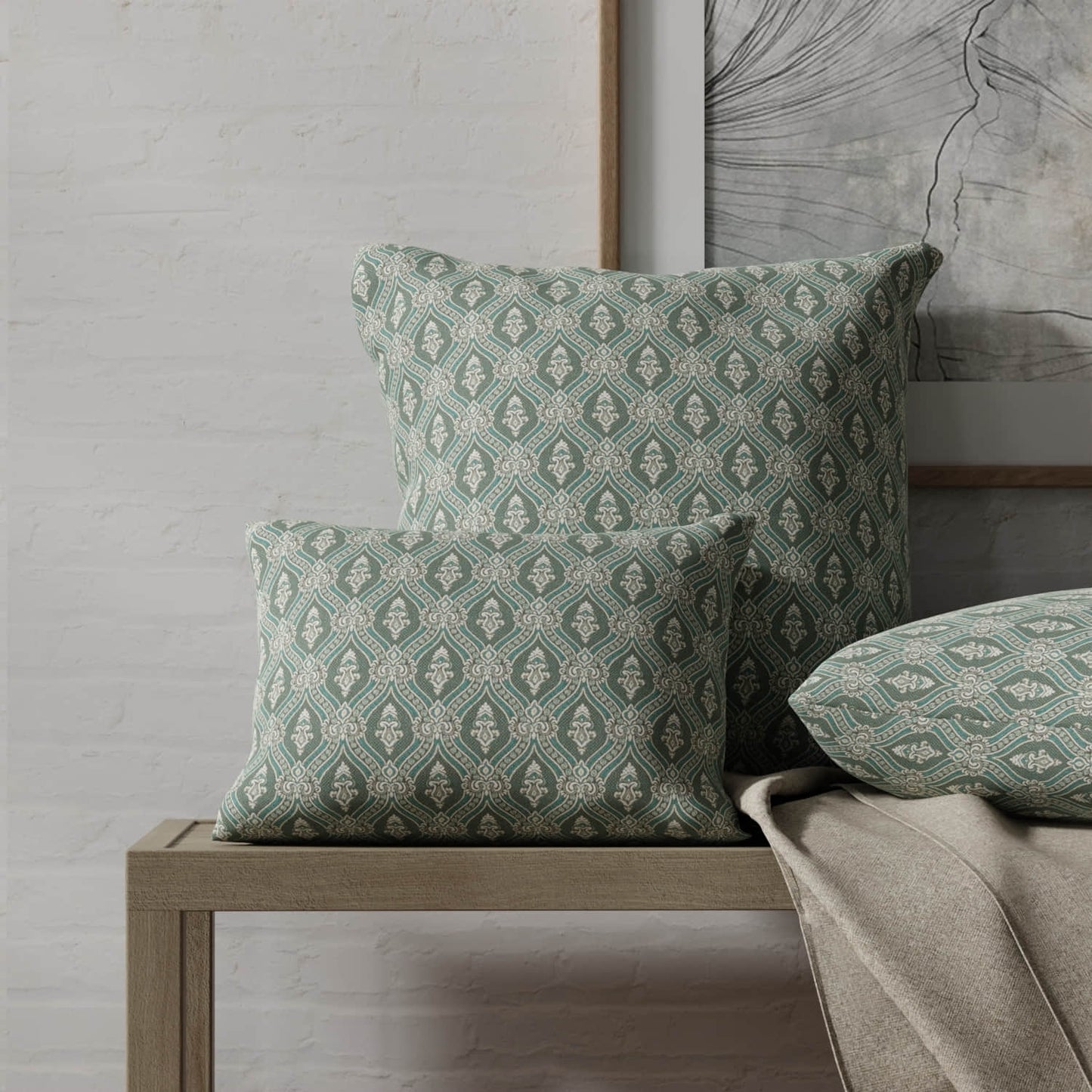 Duval Turquoise - Folio Fabrics