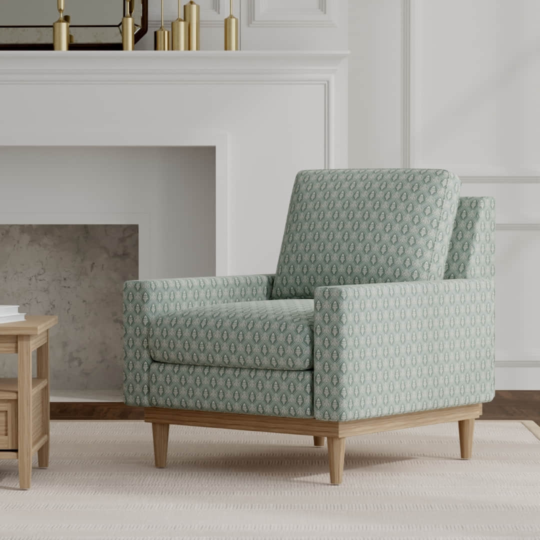 Duval Turquoise - Folio Fabrics