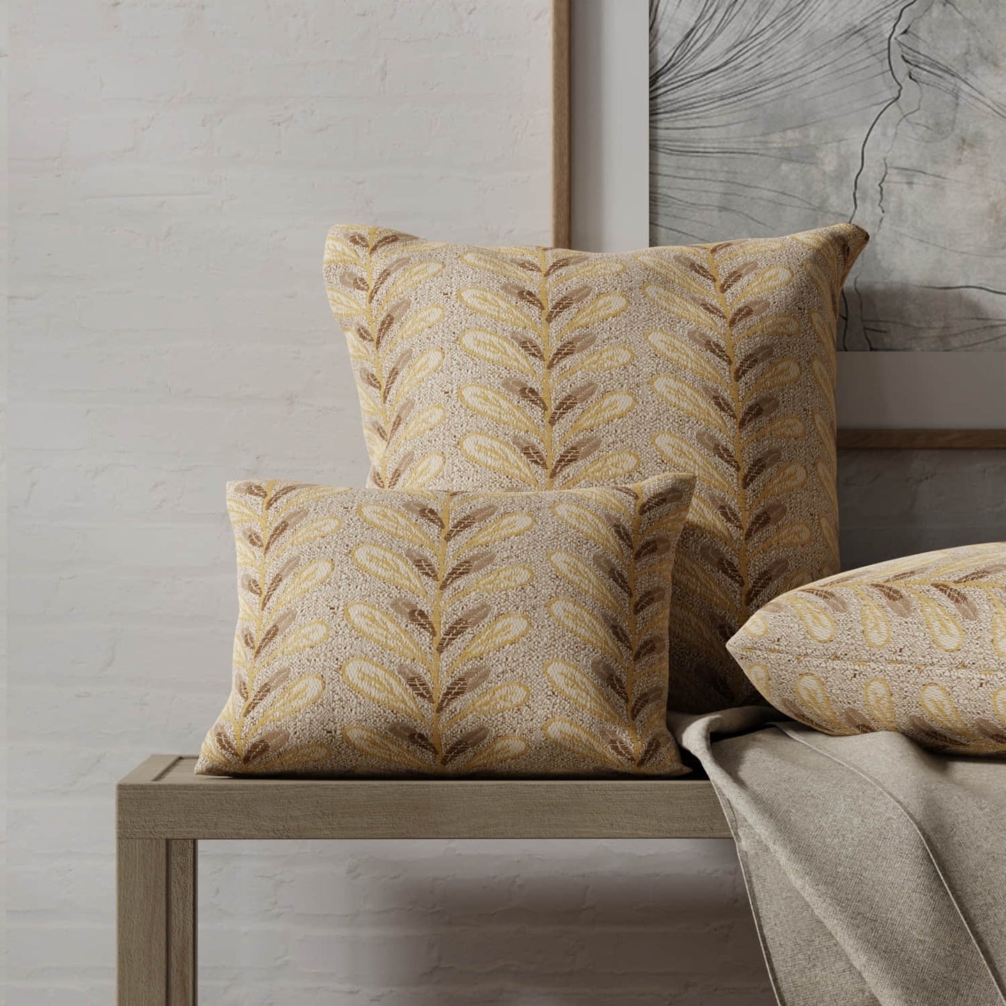 Echo Flax - Folio Fabrics